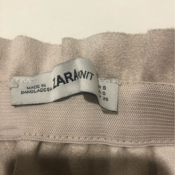 Zara Knit Skirt Light Pink Color Womens size S - Picture 5 of 9